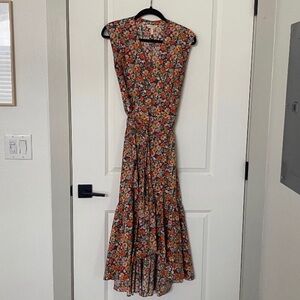 Rebecca Taylor Floral Wrap Dress - Size 10